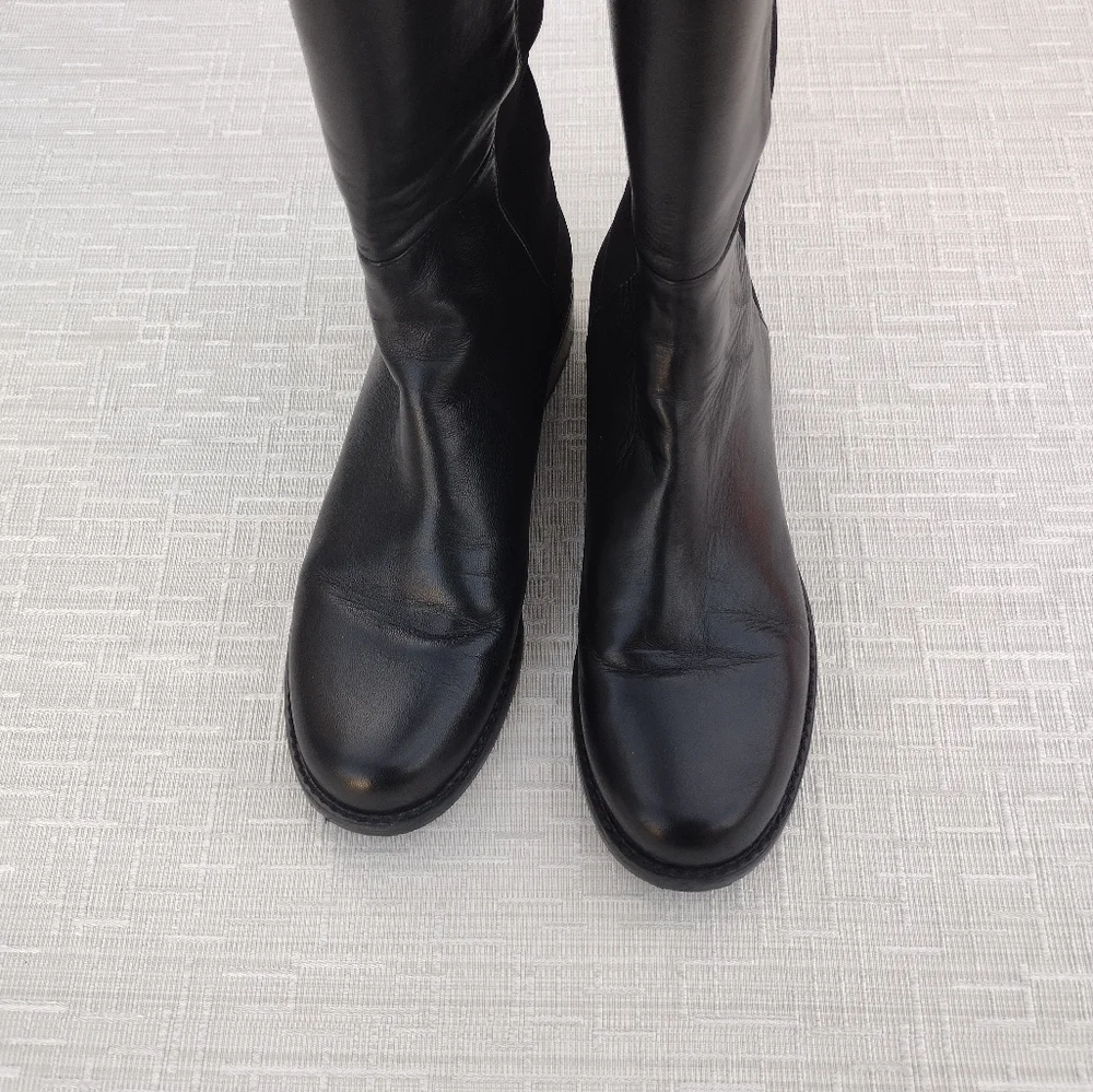 Stuart Weitzman 50/50 Over The Knee Boots Black Size 5.5 New